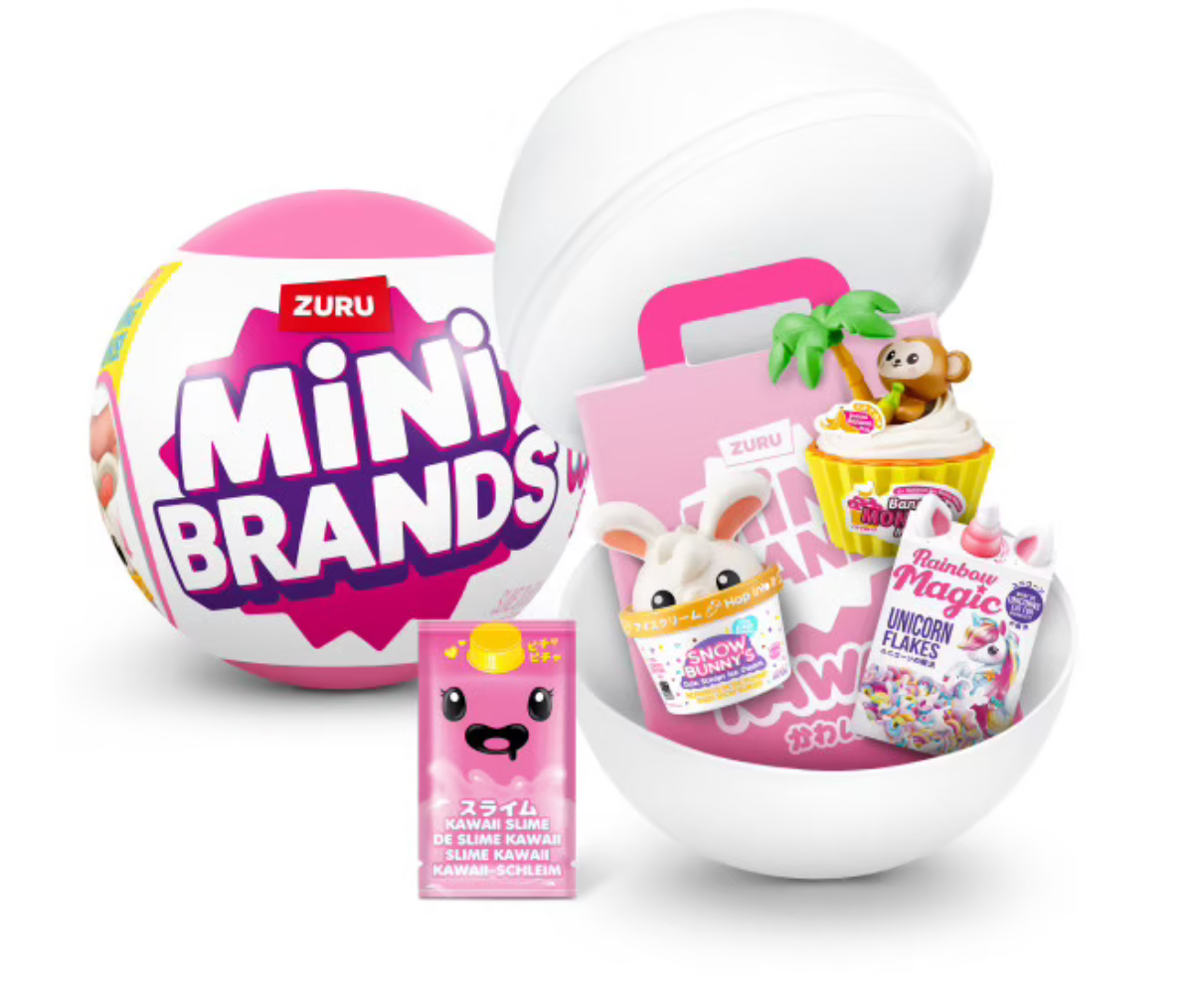 🌸 Mini Brands Kawaii – Boules surprises avec miniatures
