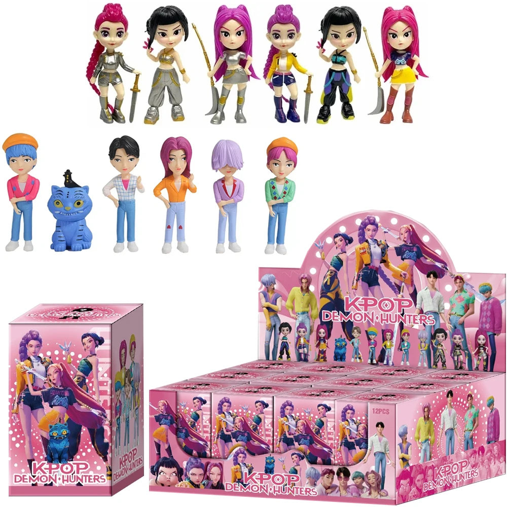 🎤 Boîte Mystère K-Pop Demon Hunters – Figurines Surprise à Collectionner