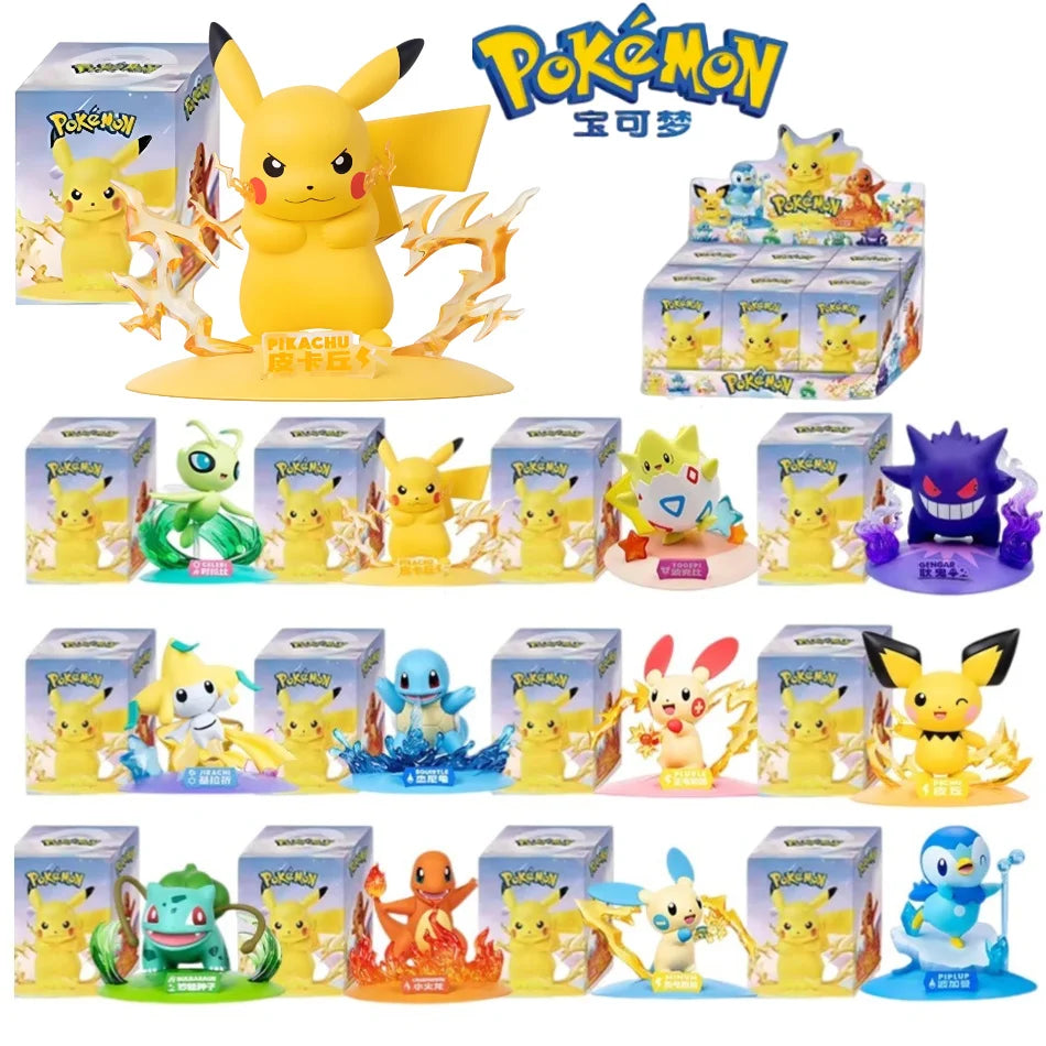 🟢 Boîte Mystère Pokémon – Figurines Surprise à Collectionner